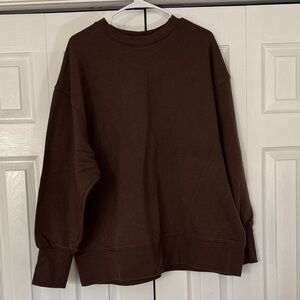 Wild Fable Brown Crewneck